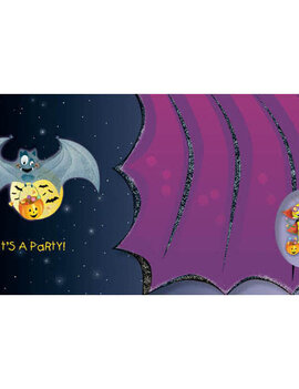 Goofy Bat Tiny Twinkler Invitations -8ct