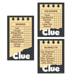Clue® Game Sheet Cutouts -3ct