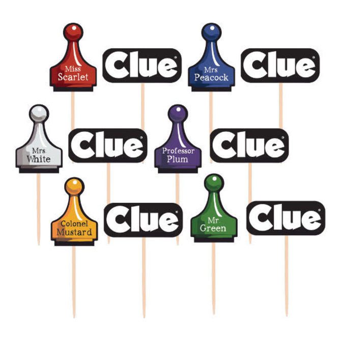 Clue® Party Picks -36ct