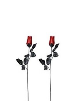 Rose- Red w/Glitter, 17"