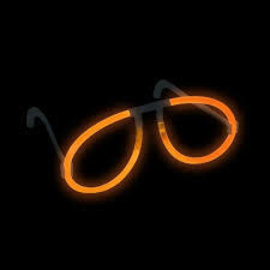 Glowing Eyeglasses- Orange