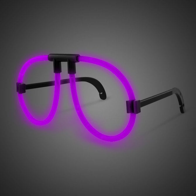 Glowing Eyeglasses- Purple