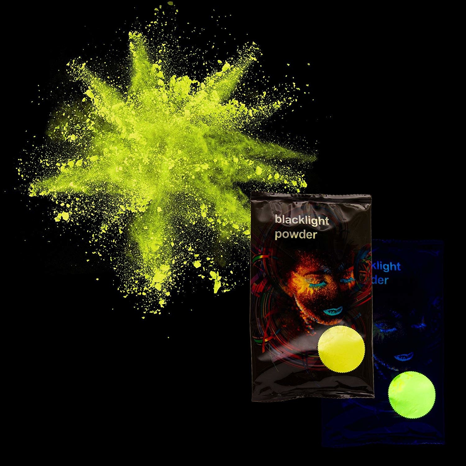 Blacklight Powder- Yellow, 70g