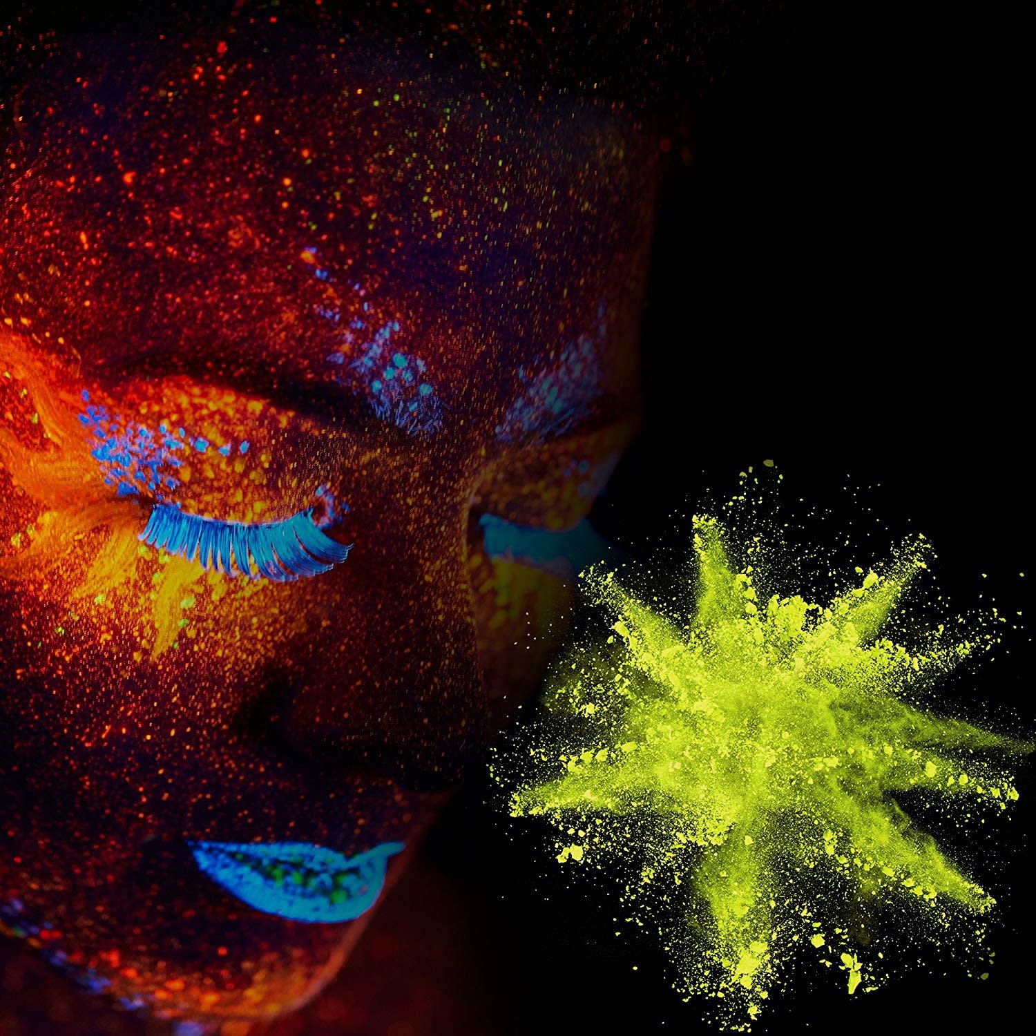 Blacklight Powder- Yellow, 70g