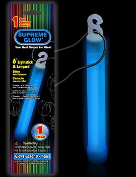 6" Supreme Glow Stick - Blue