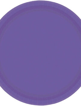 Purple Paper Plates, 7" 20ct