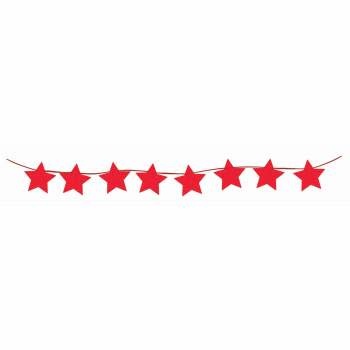 Diamond Mini Banner Red 6Ft