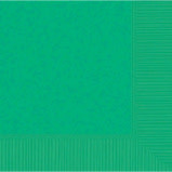 Festive Green 2-Ply Beverage Napkins
