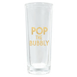 Stemless Plastic Champagne Glasses - Pop The Bubbly