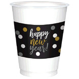 New Years Eve Plastic Cup 25Ct