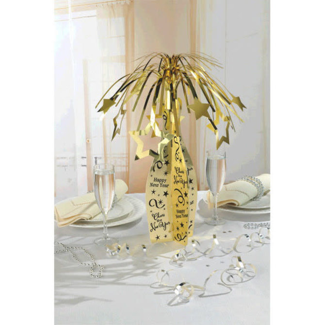 Champagne Bottle Centerpiece -19"