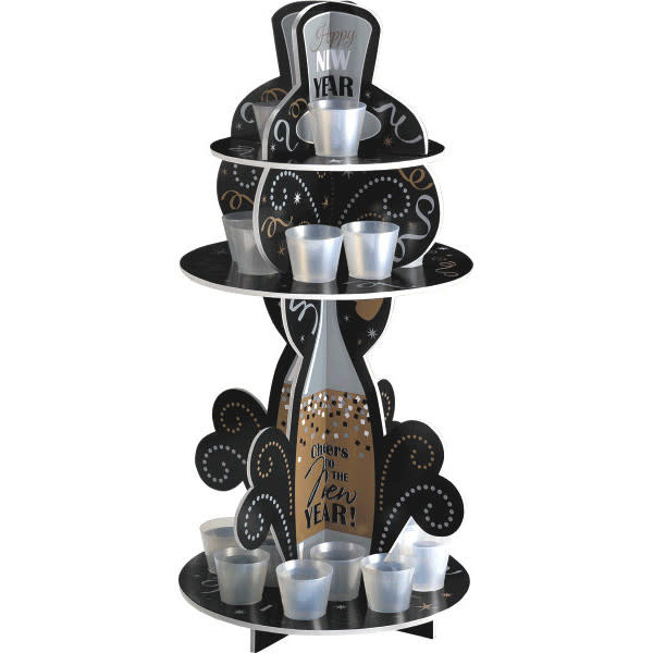 New Year's Shot Glass Holder -22 1/2" x 11 1/2"