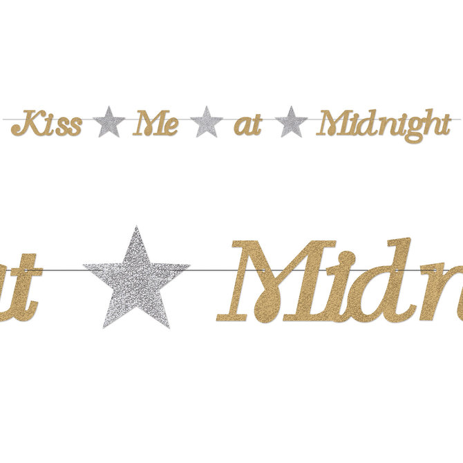 Kiss Me At Midnight Streamer, 6½" x 8'