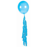 Large Balloon Tassel Turquoise