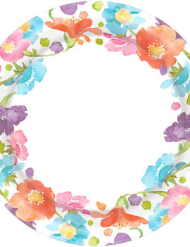 Spring Has Sprung Round Plates, 10" -40ct