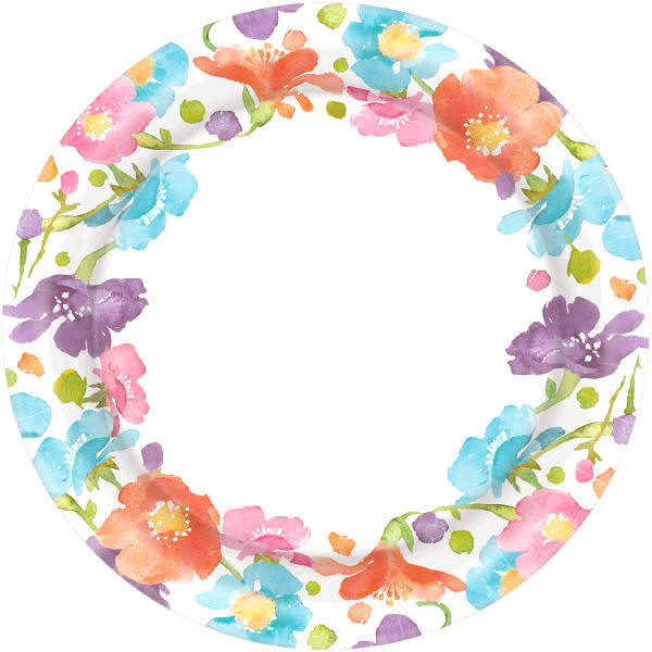 Spring Has Sprung Round Plates, 10" -40ct