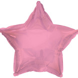 Chrome Pink Star Foil Balloon, 19"