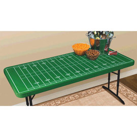 Football Field Table Cover w/Elastic Edge