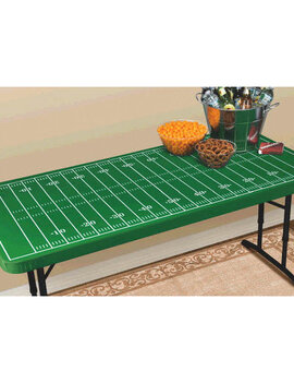 Football Field Table Cover w/Elastic Edge