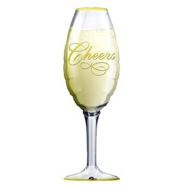 Cheers Champagne Flute Balloon, 40"