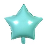 Macaron Seafoam Green Star Foil Balloon, 19"