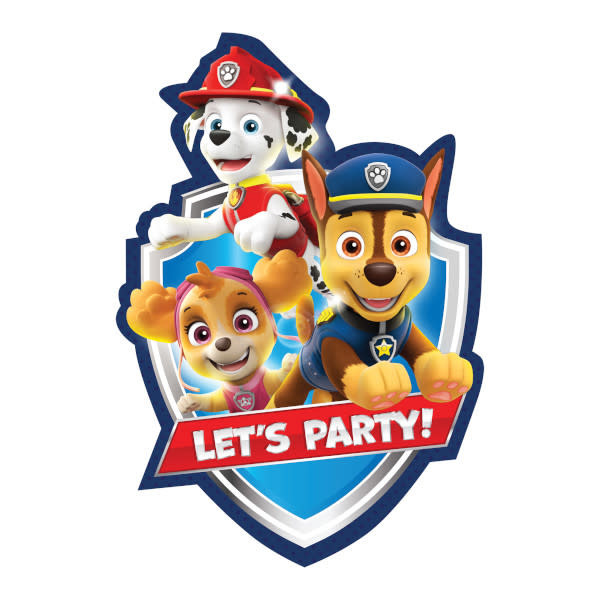 Paw Patrol™ Adventures Postcard Invitations -8ct
