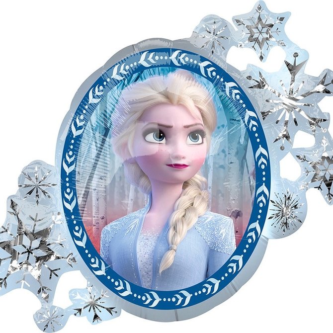 Frozen 2 Elsa and Anna Foil Balloon, 30"