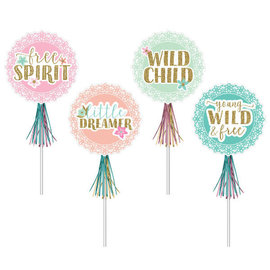 Boho Birthday Girl Wands- 8ct