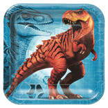 Jurassic World™ Square Plates, 9" -8ct