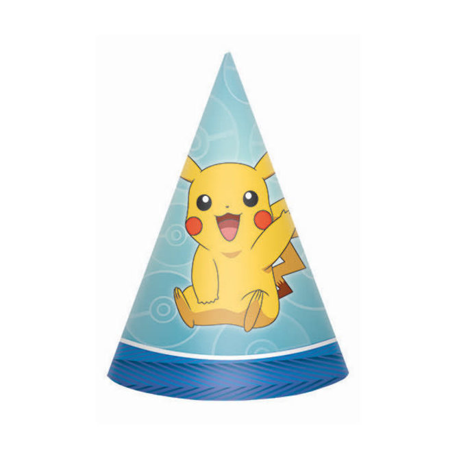 Pokemon™ Paper Cone Hats -8ct
