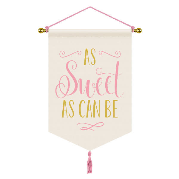 Floral Baby Canvas Sign