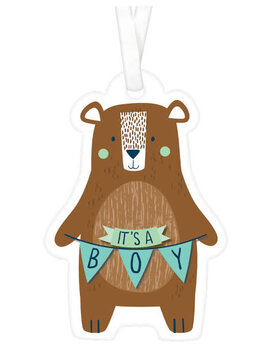 Bear-ly Wait Favor Tags -25ct