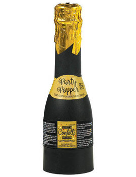 Mini Bottle Foil Confetti Popper-6 1/4"