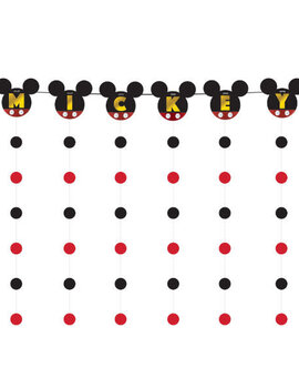 Mickey Mouse Forever Banner String Decoration Kit -7ct