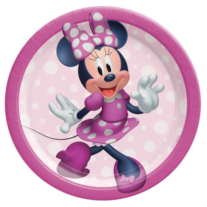 Minnie Mouse Forever 7" Round Plates -8ct