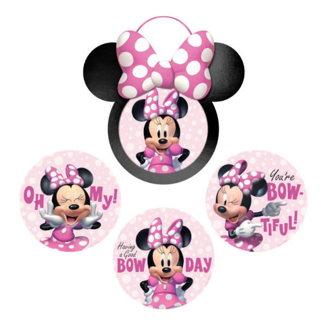 Minnie Mouse Forever Wall Frame and Cutout Decoration Kit -6ct