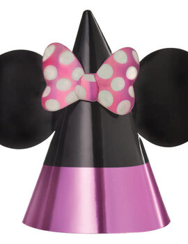 Minnie Mouse Forever Cone Hats -8ct