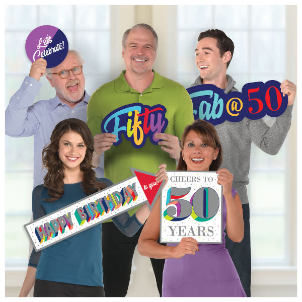 Here's To 50 Large Party Props