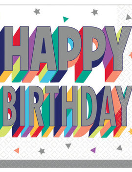 Here's to Your Birthday Beverage Napkins, 16ct