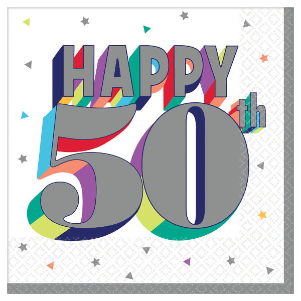 Here's to 50 Luncheon Napkins, 16ct