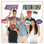 Here's To Your Birthday Selfie Scene Setters® w/Photo Props