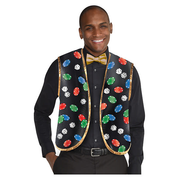 Casino Dealers Vest and Bow Tie