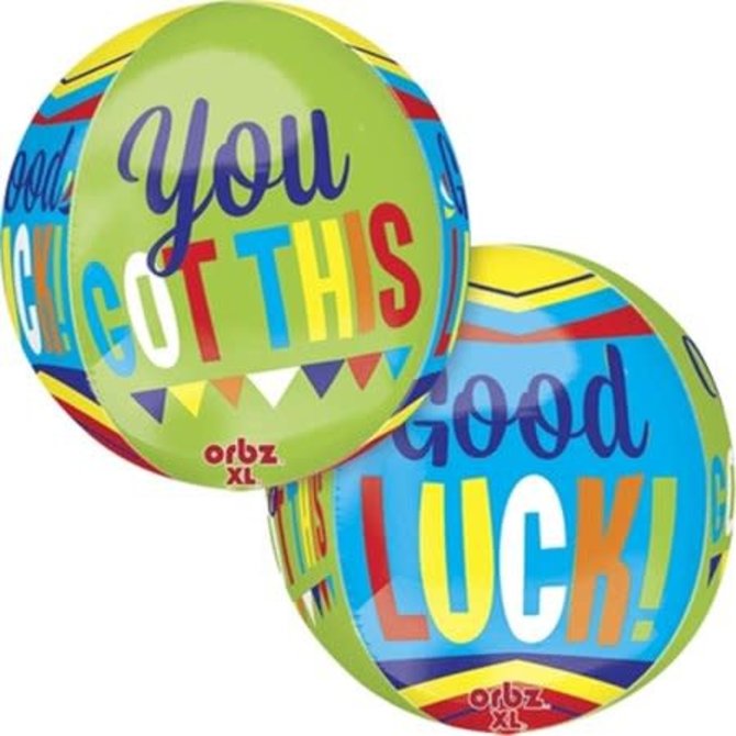 Good Luck You Got This Orbz Balloon, 16"