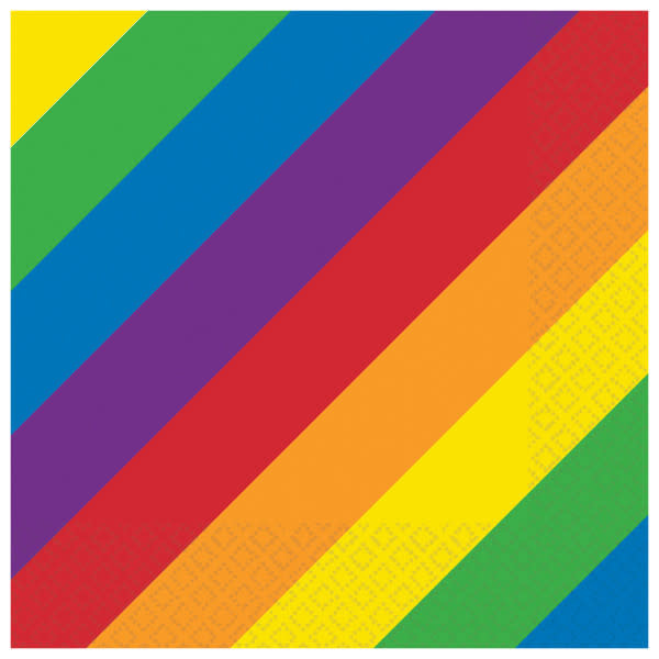 Rainbow Luncheon Napkins -16ct