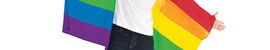 Pride Rainbow Body Flag