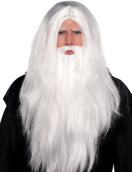 Sorcerer Wig and Beard Set #753