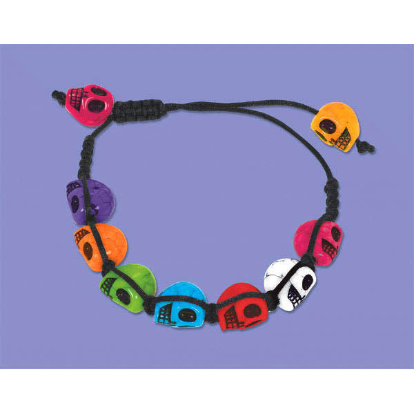 Skull Bracelet, 4 3/4"