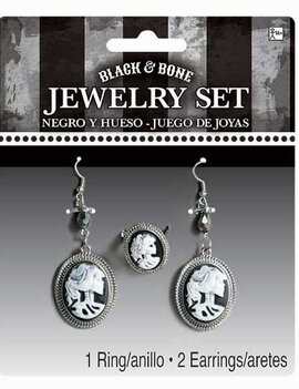 Black and Bone Jewelry Set*