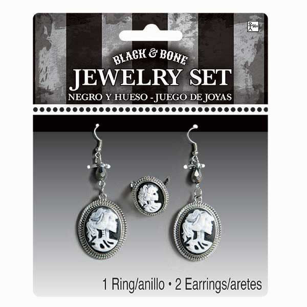 Black and Bone Jewelry Set*