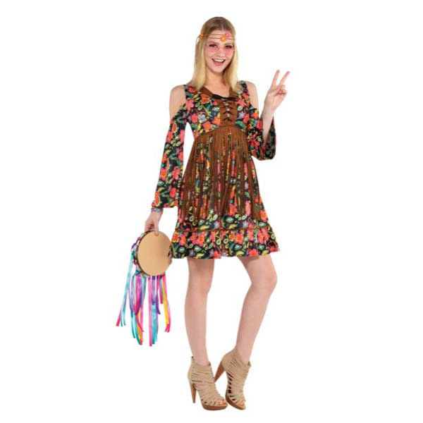 **Women's Flower Power Hippie (#334)